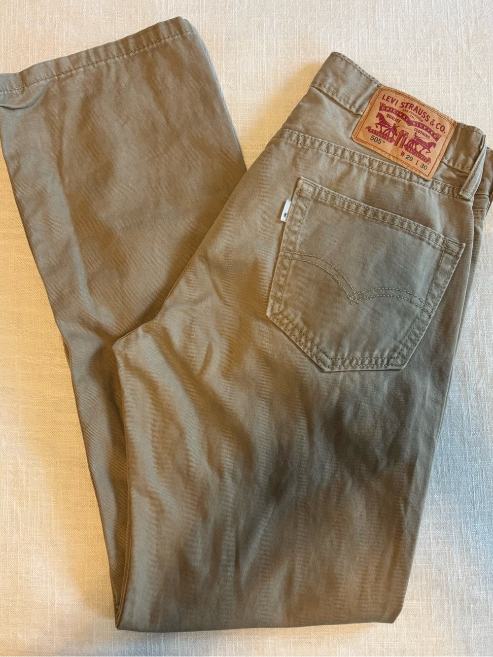 Levi's Men's Straight Khaki Jeans - Tan